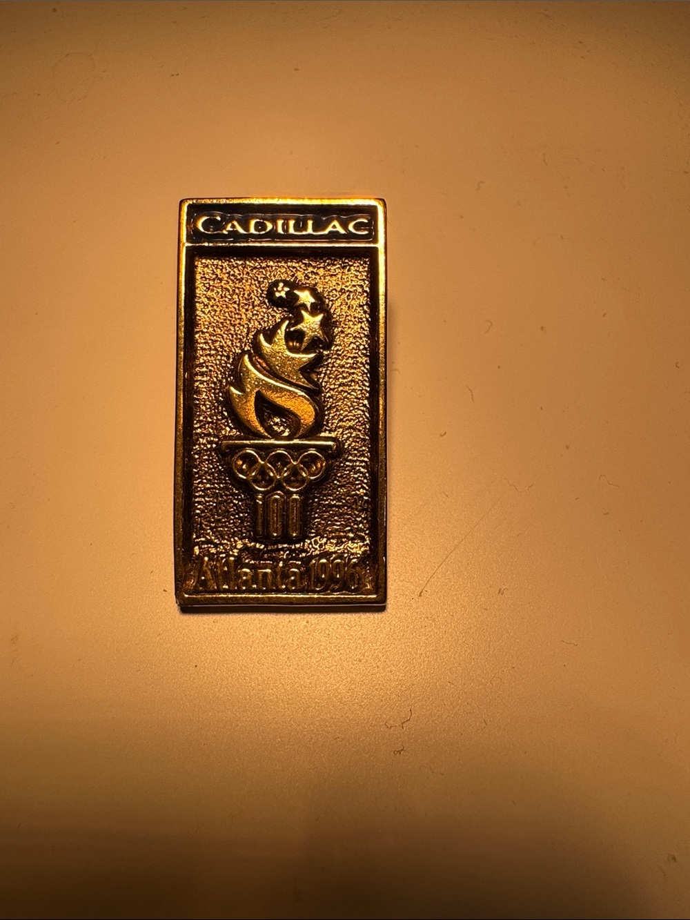 Cadillac Olympic Torch Collectible Pin - 1996 Altanta